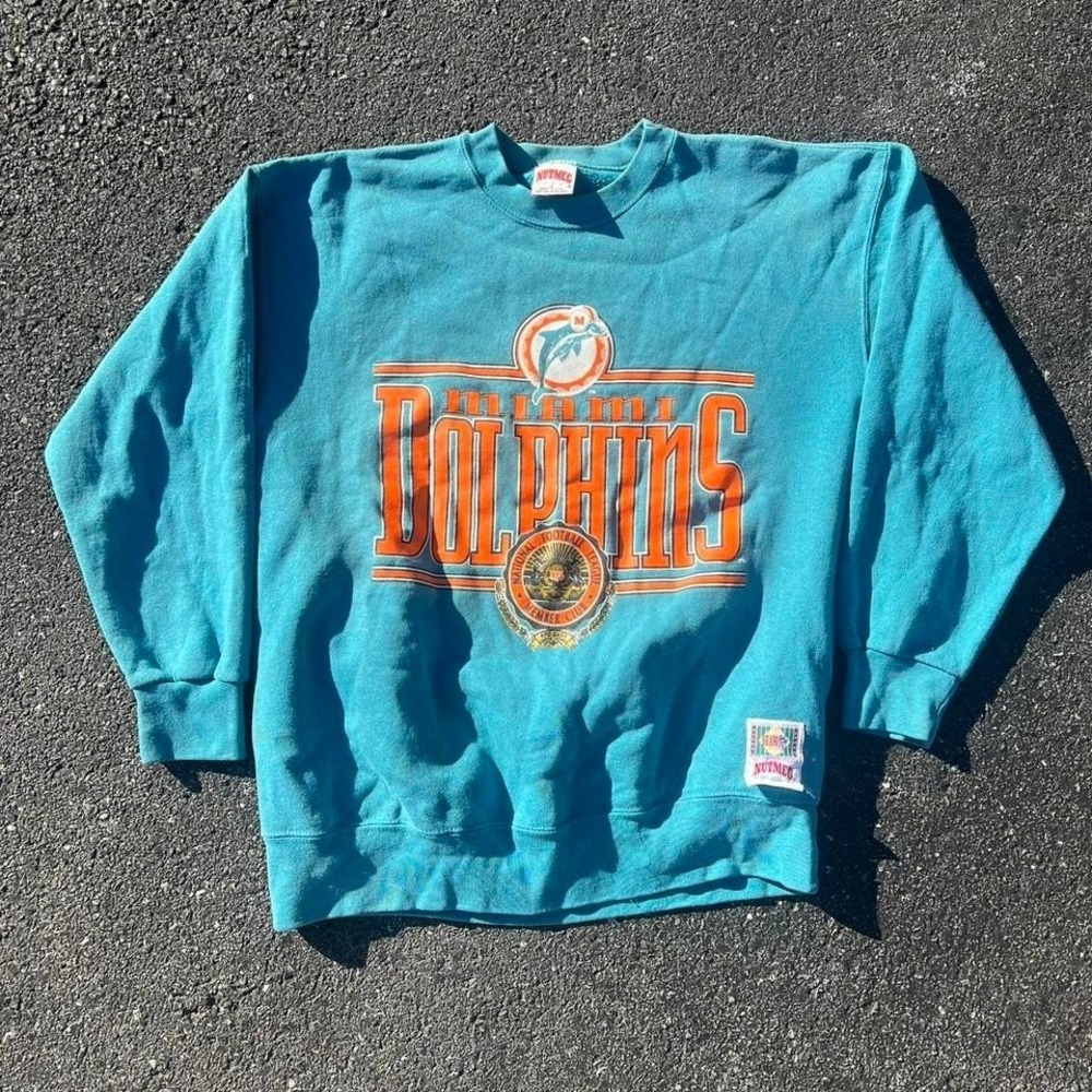 1990s Nutmeg Miami Dolphins Graphic Sweater size XL